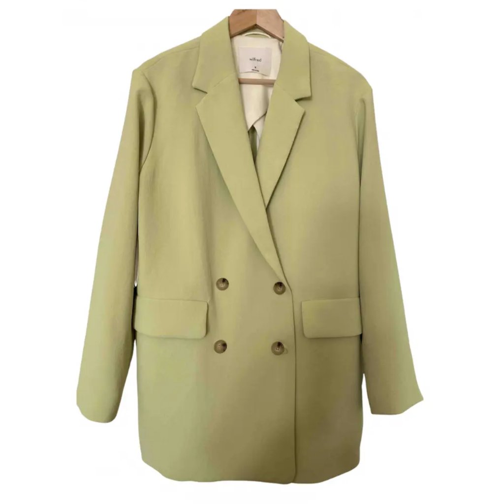 Aritzia Wilfred Blazer In Pistachio